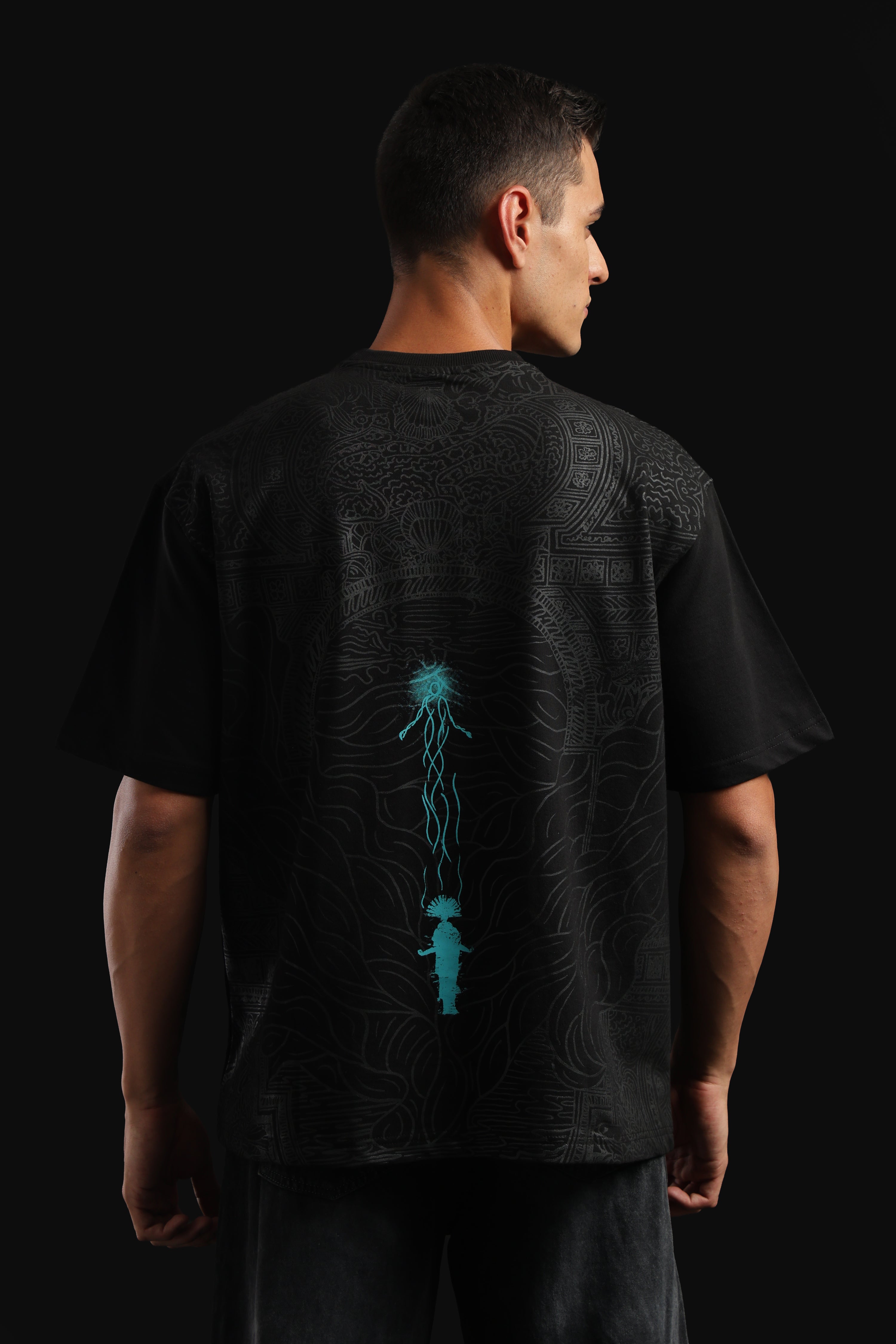 Half Sleeve Oversized T-Shirt – Saint No Saint